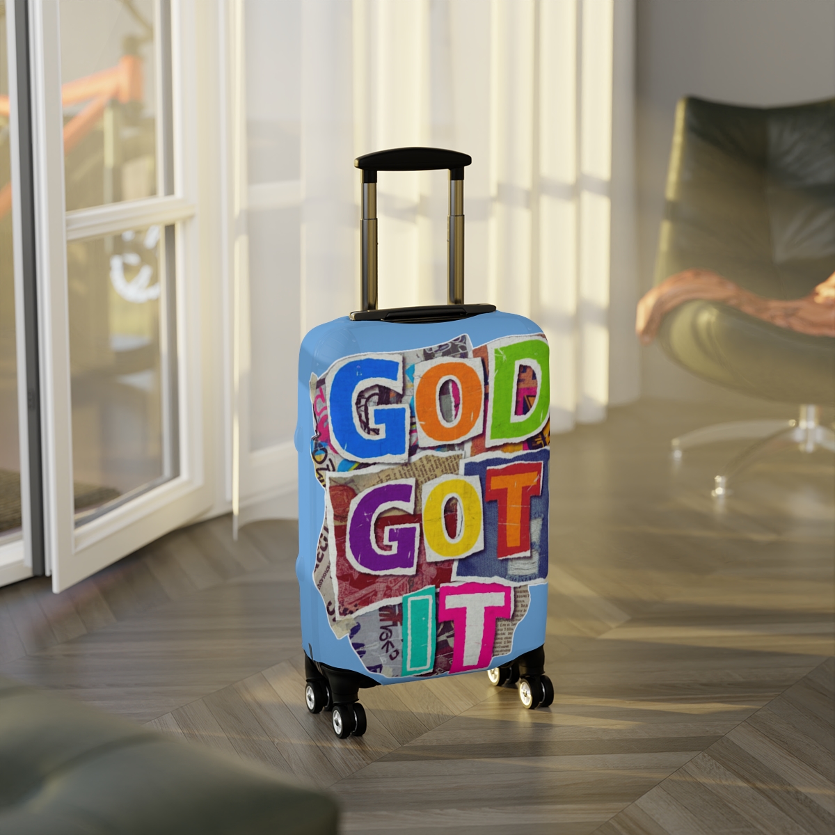 God Got It Luggage Cover